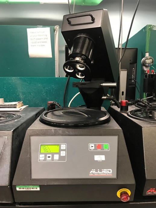 The MetPrep 3™ grinding and polishing machines